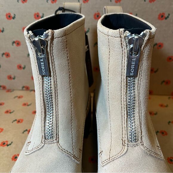Sorel Joan Now Zip Boots Tan Women’s 8 - Picture 5 of 10